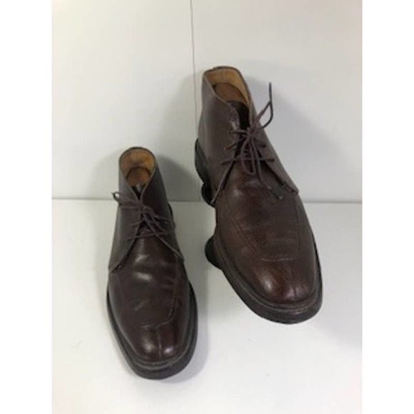 Cheaney Leather Moc Toe Lace-Up Gainborough Chukka Boot Dark Brown Mens US 10 main image 4